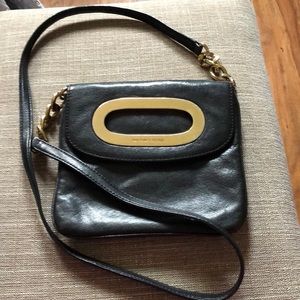 Michael kors leather cross body bag